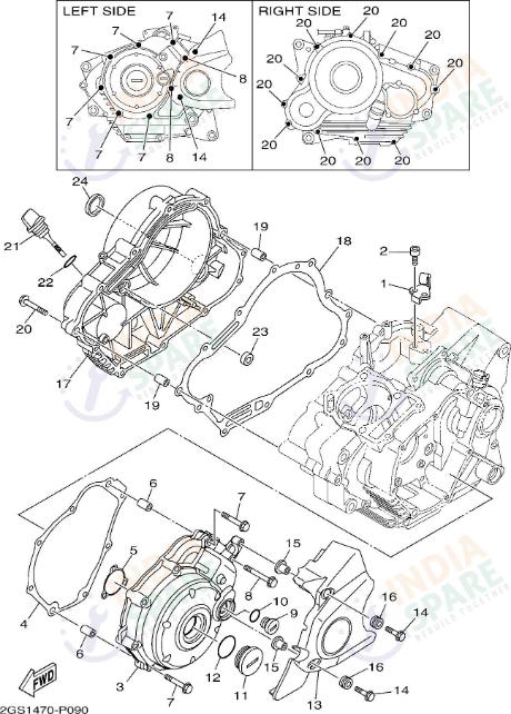 CRANKCASE COVER 1